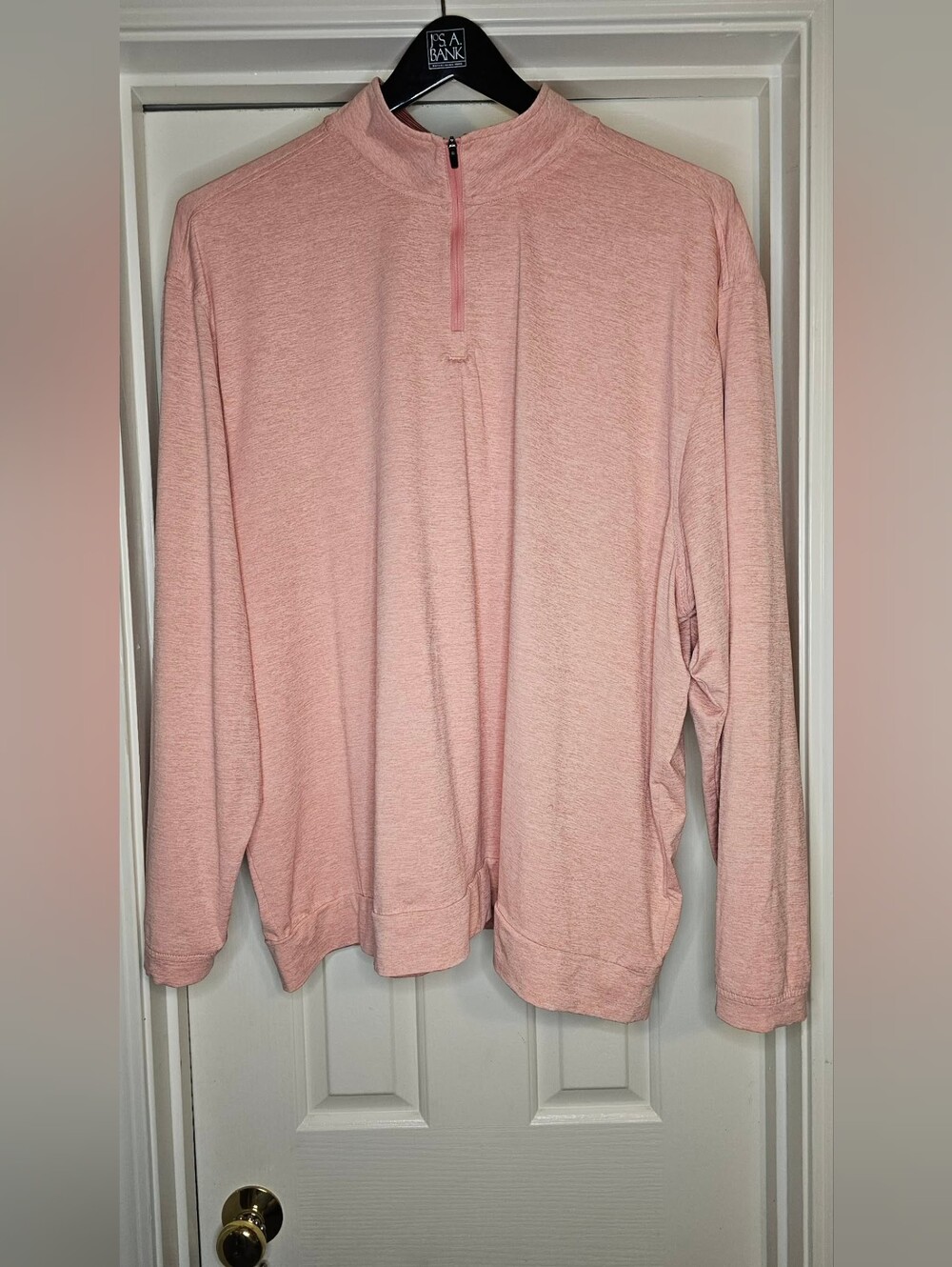Roundtree & Yorke Performance - Men’s XXL - Quarter Zip Pullover - Salmon Coral